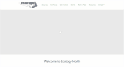 Desktop Screenshot of ecologynorth.ca